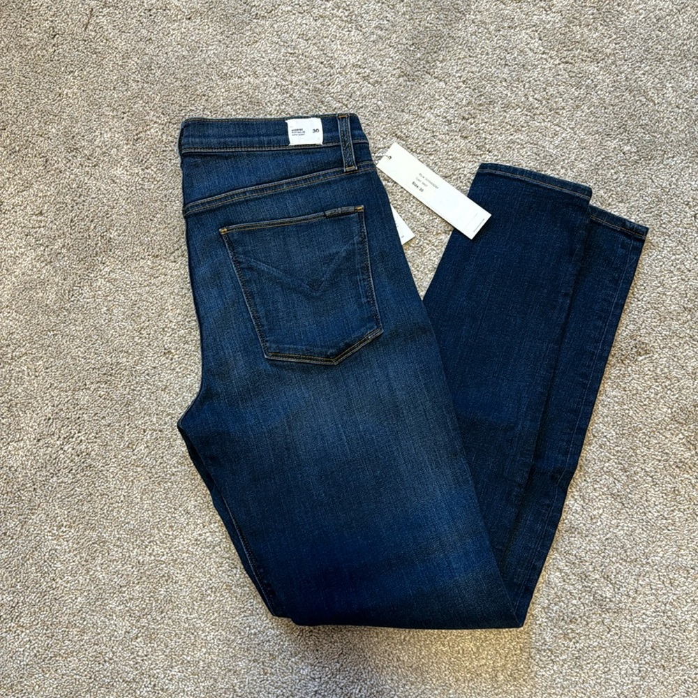 Hudson brand midrise Natalie super skinny jeans